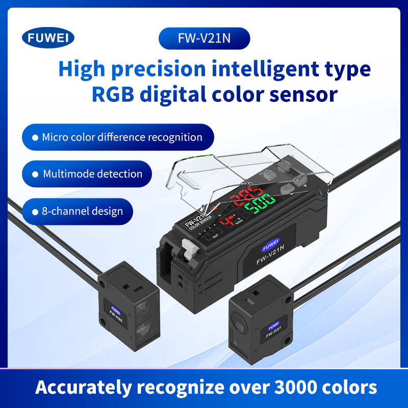 Penderia Warna Sumber Cahaya RGB Coaxial Probe