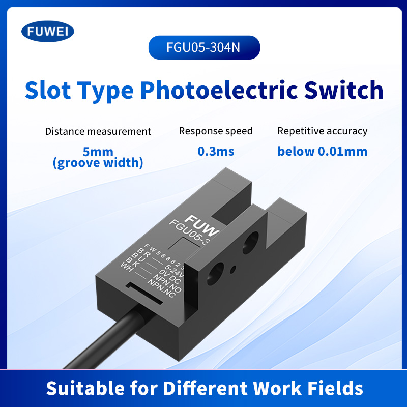 FGU05-304 Penderia suis fotoelektrik U-slot